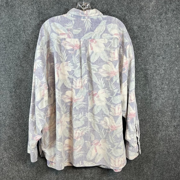 Men's Tommy Bahama Coastline Cord Long Sleeve Button-Up Tropical Shirt Size 2XLB - Picture 5 of 14